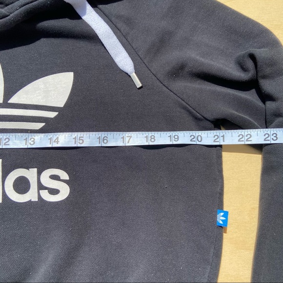 Adidas Trefoil Cropped Hoodie - Picture 4 of 6